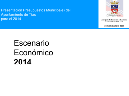 Escenario Económico 2014