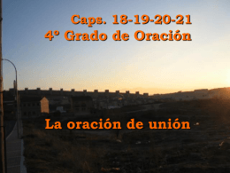 4º Grado: La Oración de unión - Centro de Iniciativas de Pastoral de