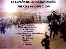 La oposición en la Restauración española
