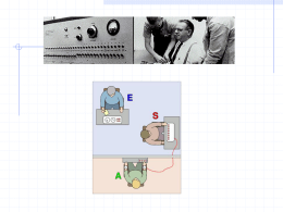 PPT 7: La influencia social Milgram Zimbardo