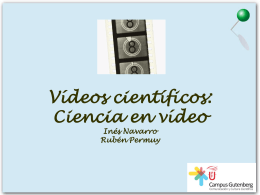 Ciencia en video