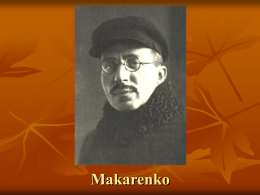 Makarenko - teoriaseinstituciones