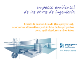 III5 v4 christo tipos proyectos - impacto ambiental de las obras de