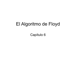 El algoritmo de Floyd en MPI