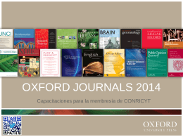 OXFORD JOURNALS