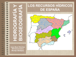 Recursos hídricos de España