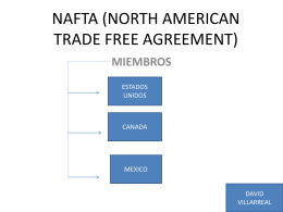 nafta (north american trade free agreement)