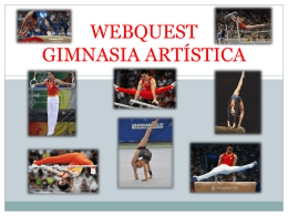 Webquest gimnasia artística (powerpoint)