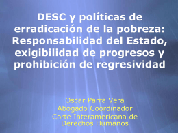 Los DESC en el marco de la jurisprudencia interamericana