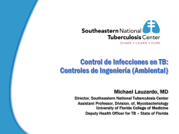 Control de Infecciones en TB - Southeastern National Tuberculosis
