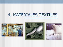 Los materiales textiles - I.E.S. Tiempos Modernos