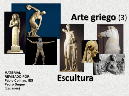 La escultura griega