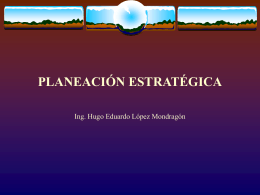 planeación estratégica - Instituto Tecnologico Superior de Panuco