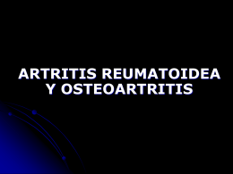 6 artritis reumatoide y osteoartritis