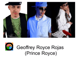 Geoffrey Royce Rojas (Prince Royce)