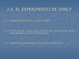 2.5.1. FORMA EXTENDIDA DE LA LEY DE DARCY