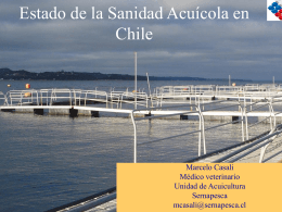 Estado de la sanidad acuícola en Chile (Dr
