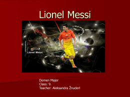 Lionel Messi - Dijaski.net