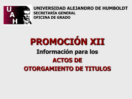 Diapositiva 1 - Universidad Alejandro de Humboldt