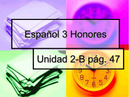 Español 3 Honores - boycespanishwiki