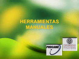 HERRAMIENTAS MANUALES