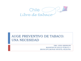 Diapositiva 1 - Chile Libre de Tabaco