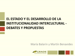 Descargue la presentación de María Balarin y Martín Benavides