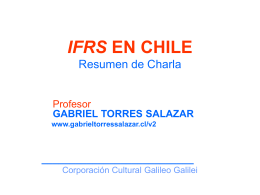 ifrs en chile - Gabriel Torres Salazar