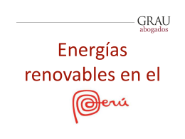Vito Verna ENERGÍAS RENOVABLES EN EL PERU