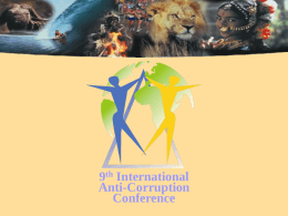ix conferencia internacional contra la corrupcion