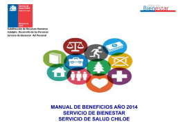 Manual de Beneficios Bienestar 2014