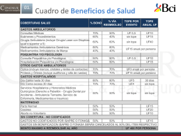 Cuadro beneficios BCI 2014