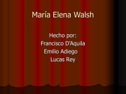 Maria Elena Walsh - galería chicos siglo xxi