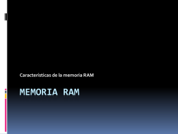 La memoria RAM