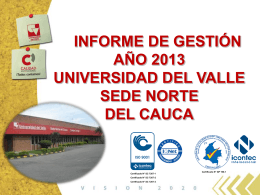 Presentación de PowerPoint - Sede Norte del Cauca