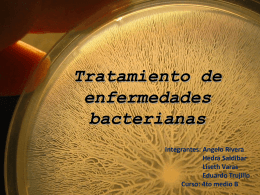Tratamiento de enfermedades bacterianas …listo!