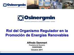 Energias Renovables - Exp. Alfredo Dammert