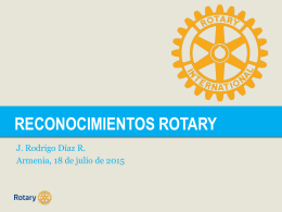 Reconocimientos Rotary