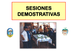 13 Sesiones Demostrativa