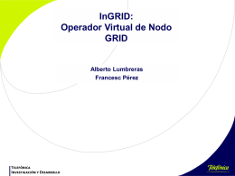 InGRID: Operador Virtual de Nodo GRID