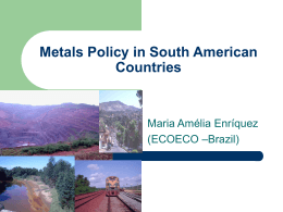 5. Metals Policy in South American Countries_ Maria Amelia
