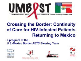 US-Mexico Border - AIDS Education and Training Centers National