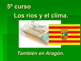 Tema 9 5º curso los ríos y el clima. También en Aragón.