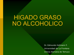 HIGADO GRASO NO ALCOHOLICO - Universidad de La Frontera