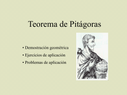 Teorema de Pitágoras: 3