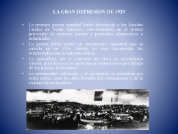 LA GRAN DEPRESION DE 1929