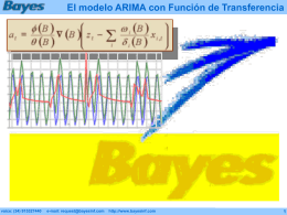 El modelo ARIMA con Función de Transferencia - TOL