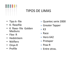 TIPOS DE LIMAS - 3 Odontologia Ceus