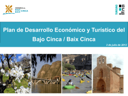 resumen plan desarrollo económico y turístico de la comarca bajo