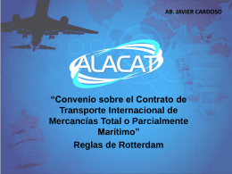 Convenio sobre el Contrato de Transporte Internacional